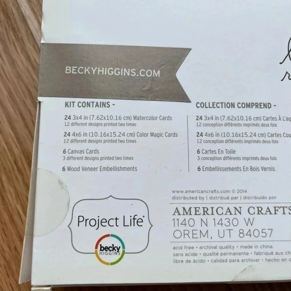 BECKY HIGGINS PROJECT LIFE COLOR MAGIC VALUE KIT 60 PIECES - Picture 4 of 5